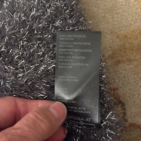 Anthropologie Charcoal Knit Sweater - Picture 5 of 5